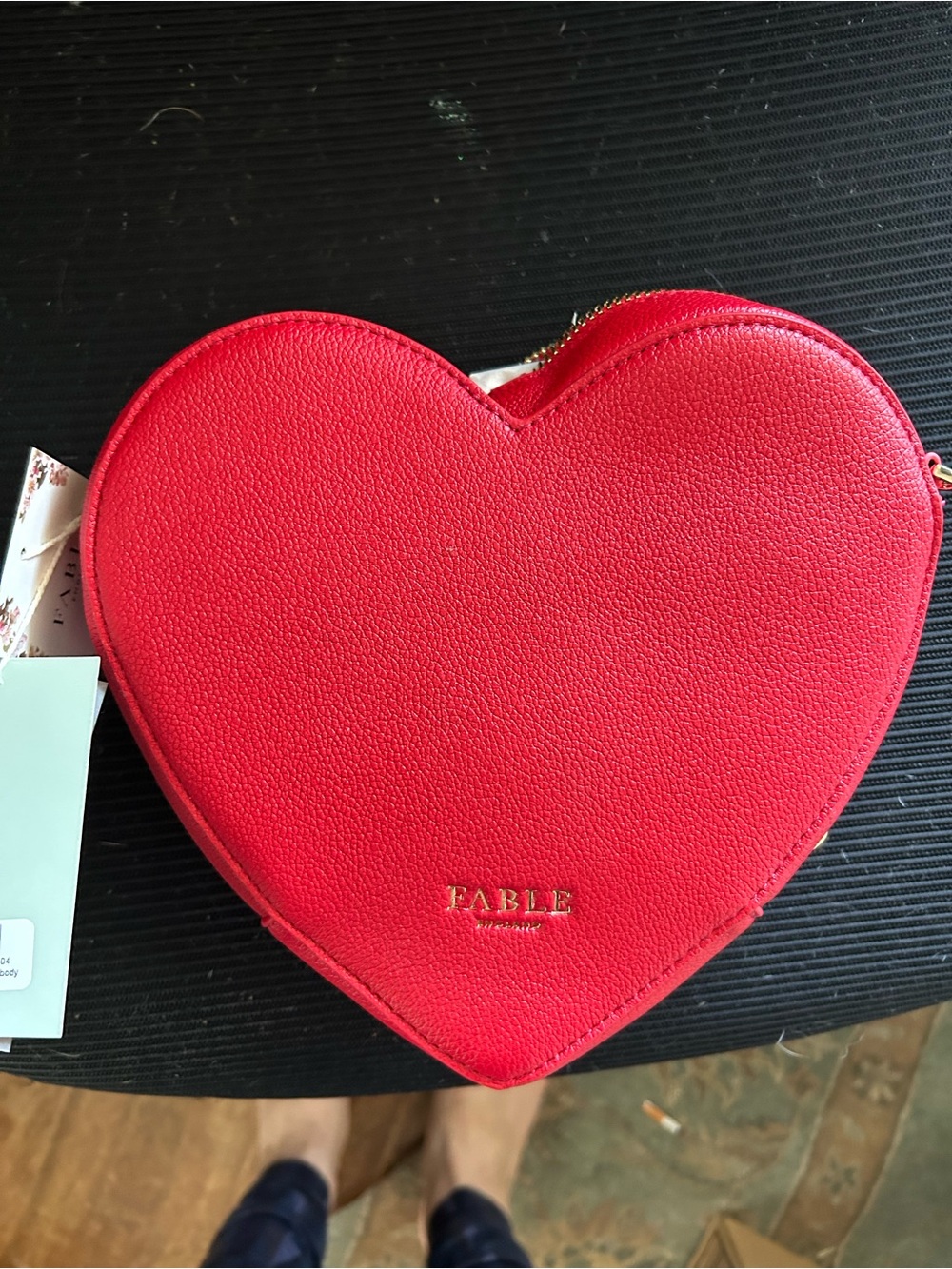 wild fable Red Heart-Shaped Mini Crossbody